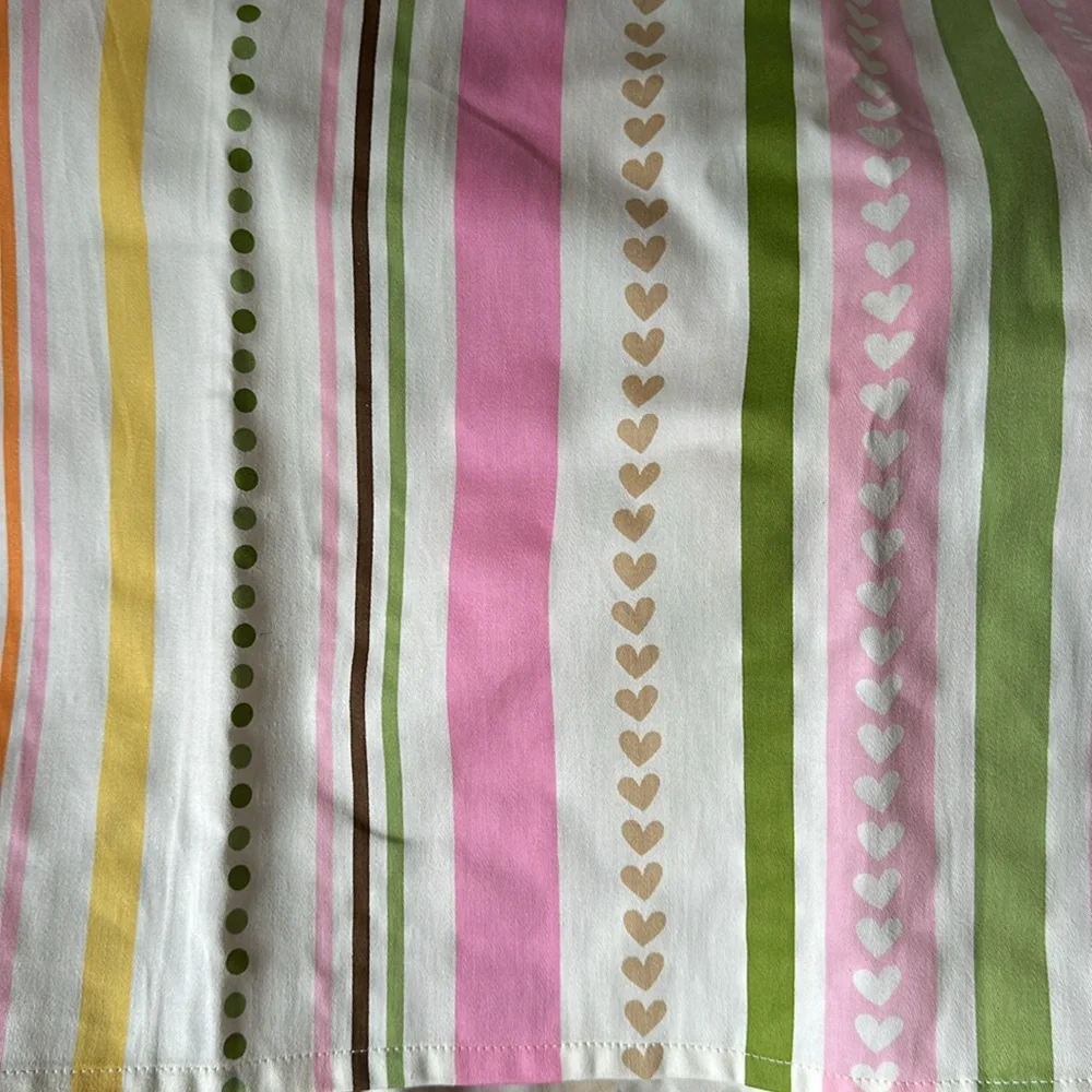 Striped Multicolor Shower Curtain - Picture 2 of 3